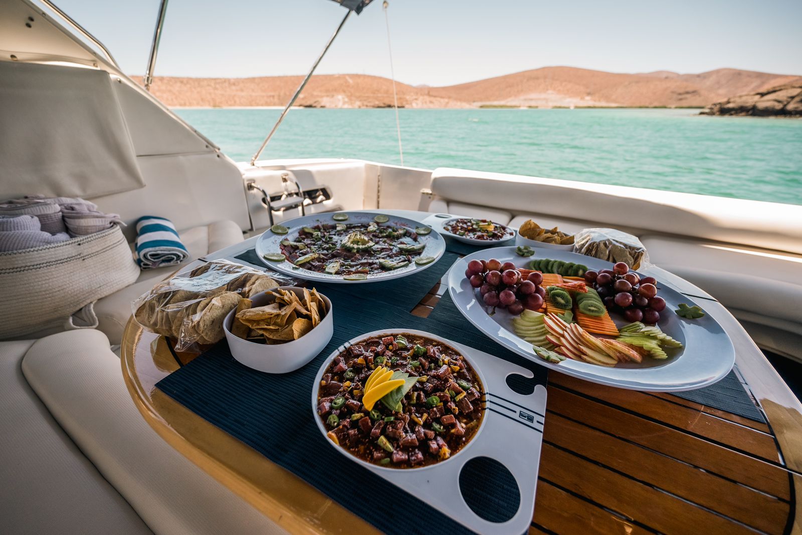 Private chef Baja Med tasting course with fresh seafood and local produce, La Paz Mexico — BAIA Atelier