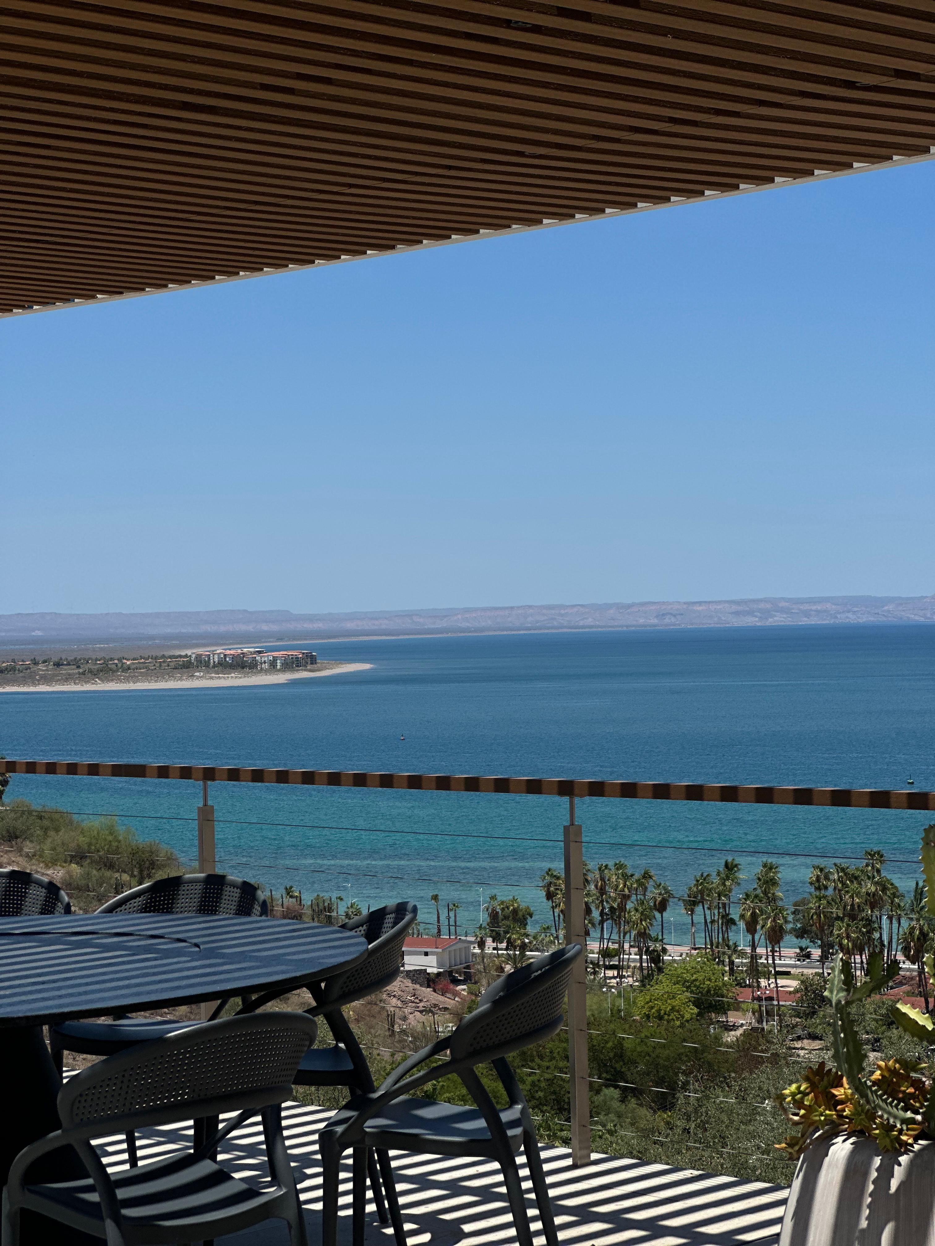 Private villa terrace with Sea of Cortez panorama — BAIA Atelier
